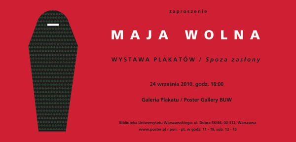 Maja Wolna Spoza Zaslony wystawa-exhibition BUW