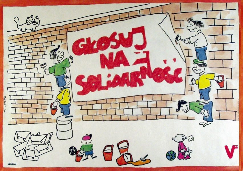 Glosuj na Solidarnosc, Vote for Solidarity, Chylak Mikolaj