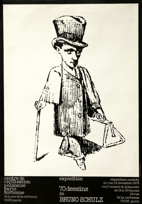 Bruno Schulz - 70 dessins exposition Cieslewicz poster Bruno Schulz Cieslewicz poster