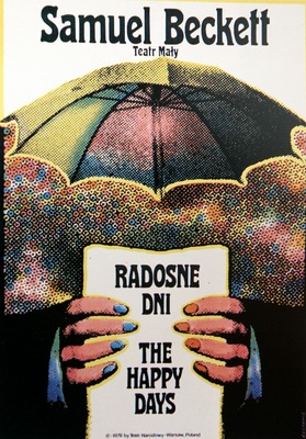 Radosne dni Cieslewicz theater poster Radosne dni Cieslewicz poster
