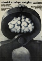 Czlowiek z cudzym mozgiem,plakat,Czerniawski,film poster