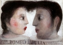 Romeo and Juliet, Czerniawski poster, plakat Romeo and Juliet, Czerniawski poster, plakat