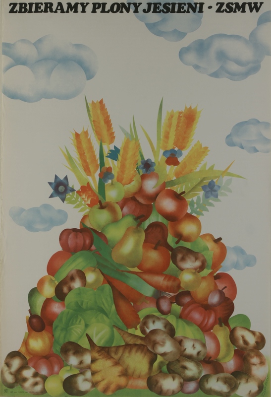 Zbieramy plony jesieni - ZSMW, We Collect the Autumn Harvest, Czerniawski Jerzy