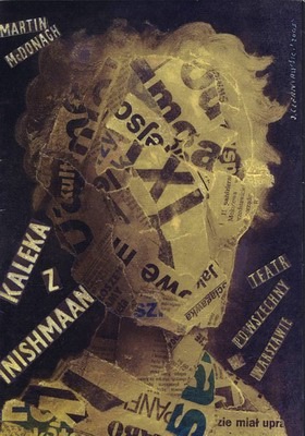 Kaleka z Inishmaan, Cripple from Inishmaan, Czerniawski theater poster Kaleka z Inishmaan, Cripple from Inishmaan, Czerniawski theater poster
