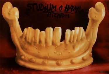 Studium o Hamlecie,Study of Hamlet,Czerniawski theater poster