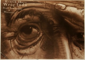 Wrog ludu,An Enemy of the People, Ibsen,Czerniawski theater poster Wrog ludu,An Enemy of the People, Ibsen,Czerniawski theater poster