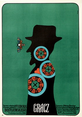 Gracz The Gambler Flisak Jerzy film poster Gracz Flisak poster