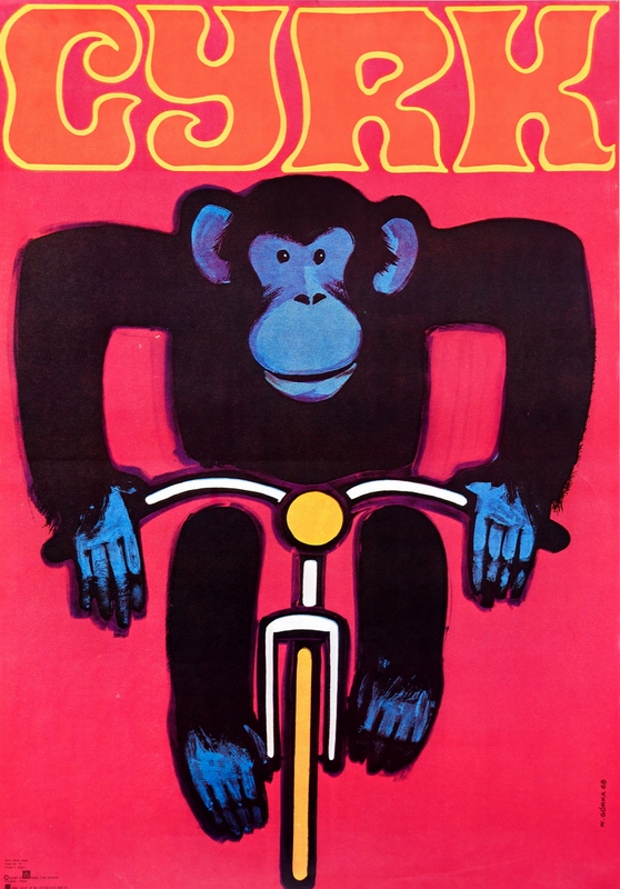 Cyrk Malpka na rowerze, Circus Monkey on bicycle, Gorka Wiktor