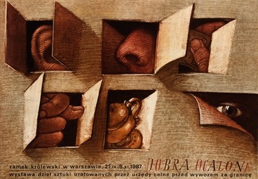 Dobra ocalone Salvaged Assets Gorowski Mieczyslaw exhibition poster Dobra ocalone Salvaged Assets Gorowski Mieczyslaw exhibition poster