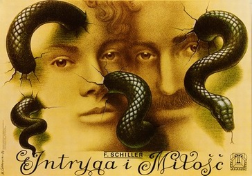Intryga i milosc, Love and Intrigue, Gorowski poster Intryga i milosc, Love and Intrigue, Gorowski poster
