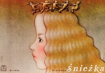 Krolewna Sniezka, Snow White, Gorowski, theater poster Krolewna Sniezka, Snow White, Gorowski, theater poster