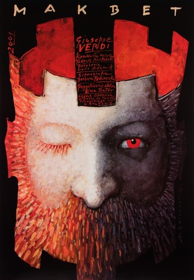 Makbet Macbeth Gorowski Mieczyslaw opera poster