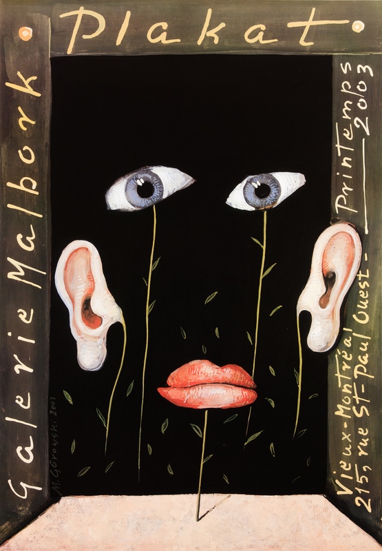 Plakat Galeria Malbork, Gorowski Poster- Malbork Galerie, Gorowski Mieczyslaw