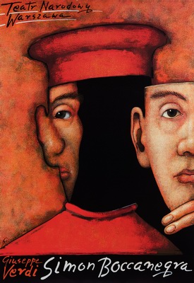 Simon Boccanegra, Gorowski opera poster Simon Boccanegra, Gorowski opera poster