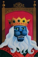 Circus Crowned Lion Hilscher Hubert circus poster