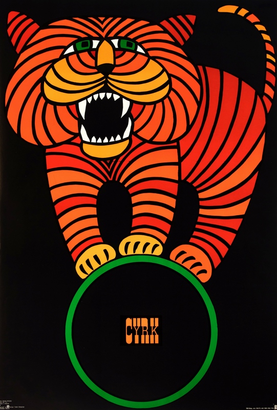 Cyrk Tygrys na kuli, Circus Tiger on wheel, Hilscher Hubert