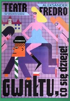 Gwaltu co sie dzieje Krajewski poster