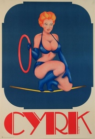 Circus Aerialist Milach Zdzislaw circus poster