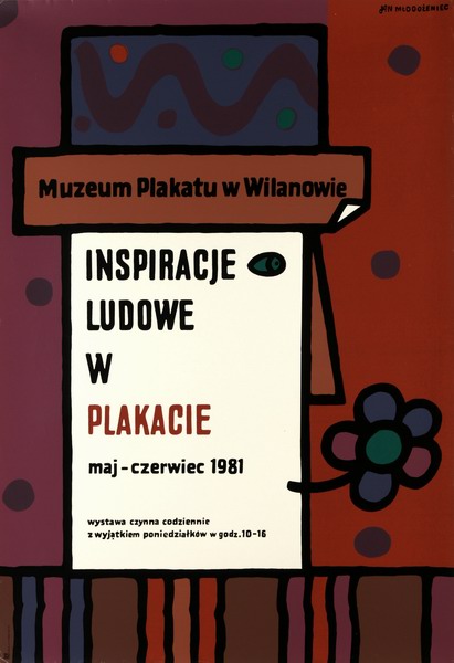 Inspiracje ludowe w plakacie, Folk themes in posters, Mlodozeniec Jan