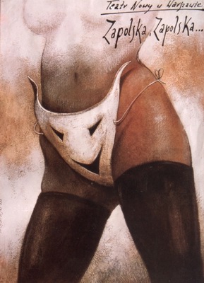 Zapolska Pagowski theater poster