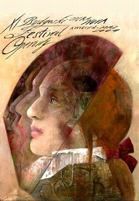 Bydgoski Festiwal Operowy, XI Opera Festival,Sadowski poster Bydgoski Festiwal Operowy, XI Opera Festival,Sadowski poster