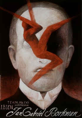 John Gabriel Borkmann,Sadowski,theater poster John Gabriel Borkmann,Sadowski,theater poster