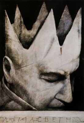 Macbeth,Sadowski,opera poster Macbeth,Sadowski,opera poster