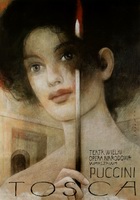 Tosca,Puccini,opera poster,Sadowski