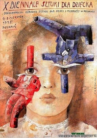 Biennale Sztuki Dziecka,plakat,Sadowski poster