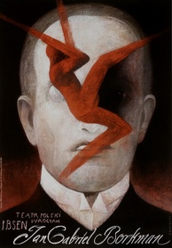 John Gabriel Borkmann,plakat,sadowski poster