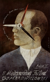 Festival Gombrowiczowski,Gombrowicz festival,plakat,sadowski poster