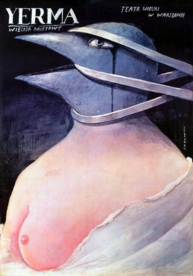 Yerma - Ballet evening,Sadowski,theater poster