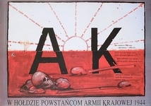 W holdzie powstancom AK 1944 Starowieyski poster