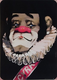 Circus Clown - Chimp Swierzy Waldemar circus poster