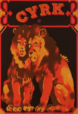 Circus poster Swierzy Lions Couple
