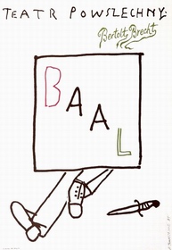 Baal Tomaszewski theater poster