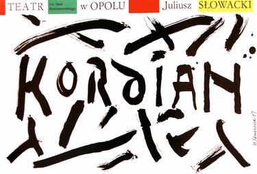 Kordian, Henryk Tomaszewski theater poster Kordian Tomaszewski poster