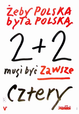 Solidarnosc Henryk Tomaszewski poster Solidarnosc Tomaszewski poster