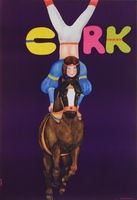 Circus Bareback Woman Urbaniec Maciej circus poster