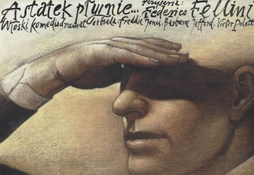 E la nave va, And the ships sail on, A statek plynie, movie poster, walkuski