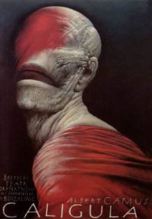 Caligula Walkuski Wieslaw theater poster Camus Albert Caligula Walkuski Wieslaw theater poster Camus Albert