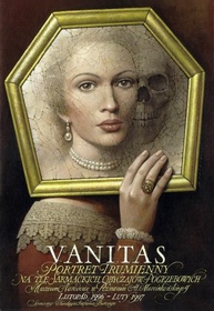 Vanitas, Vanity, Walkuski Wieslaw, exhibition poster Vanitas, Vanity, Walkuski Wieslaw, exhibition poster