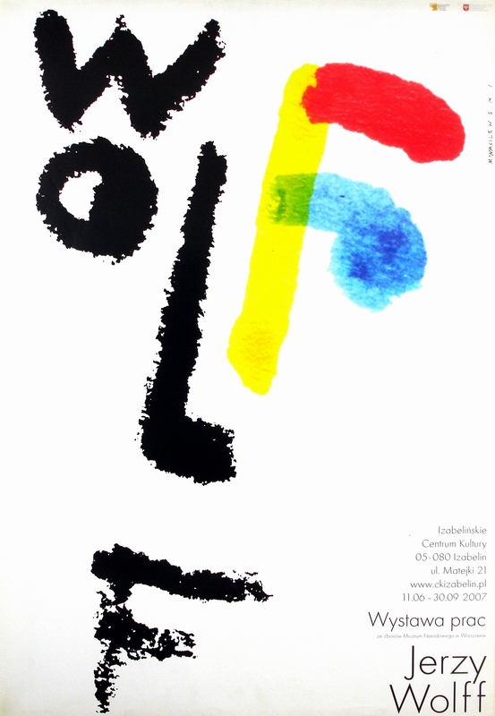 Jerzy Wolff - wystawa prac, Jerzy Wolff - exhibition of works, Wasilewski Mieczyslaw