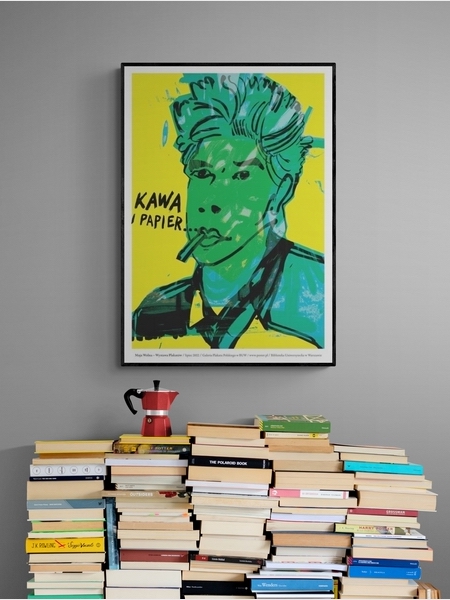 poster: Kawa i papier, author: Maja Wolna