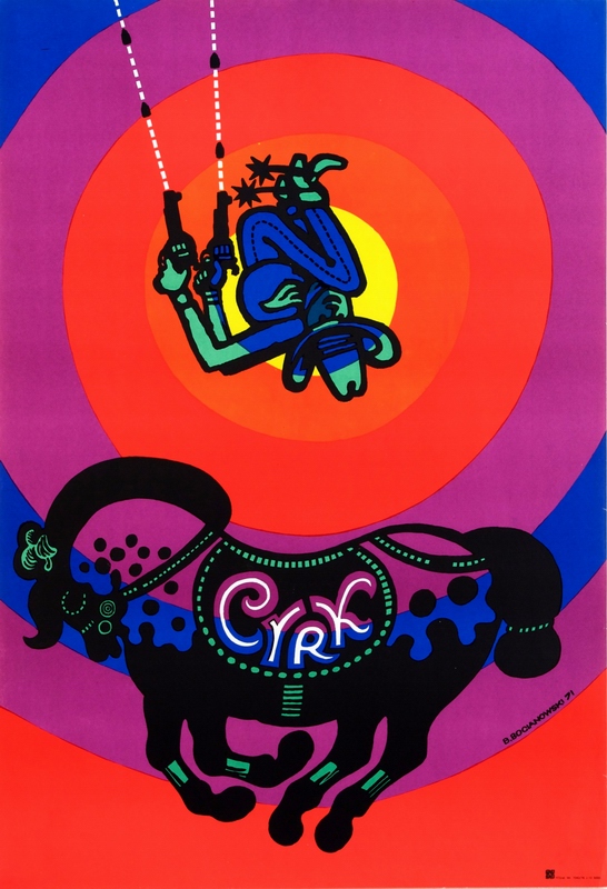 Cyrk Kowboj i koń; wzn., Circus Cowboy and Horse; reprint, Bocianowski Bohdan