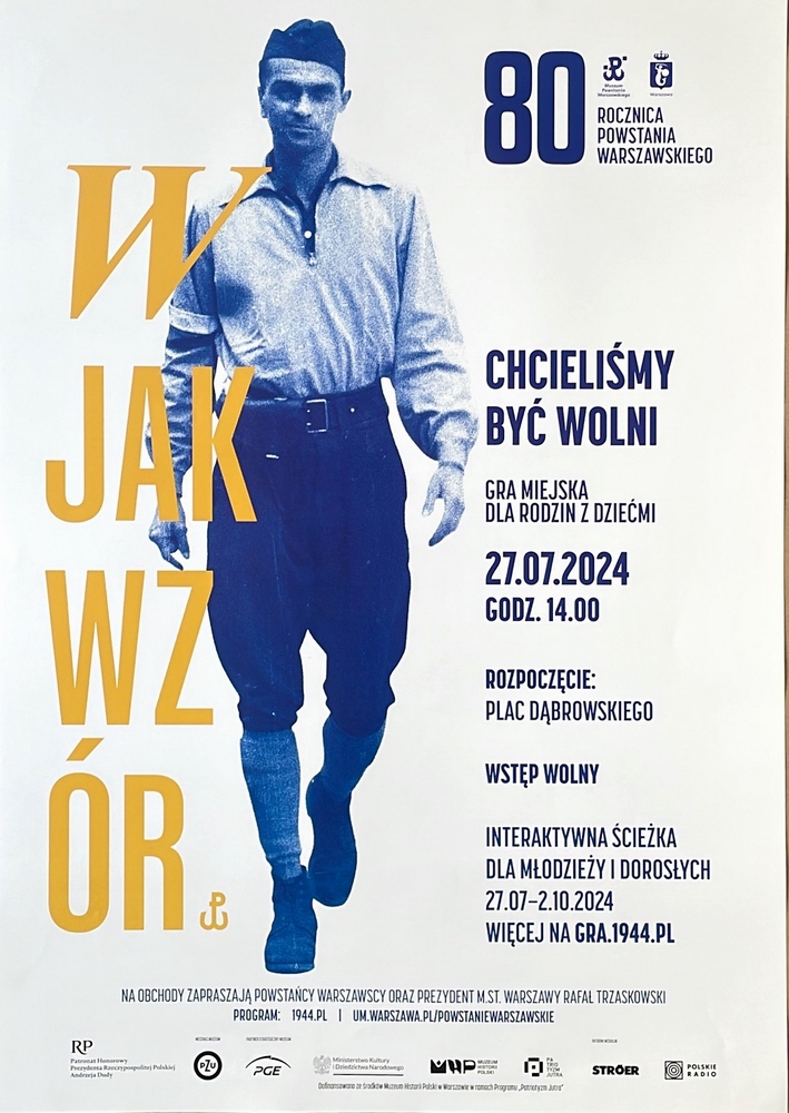 W jak Wzór. 80 Rocznica Powstania Warszawskiego., , Bronicki Marcin W jak Wzór. 80 Rocznica Powstania Warszawskiego., , Bronicki Marcin