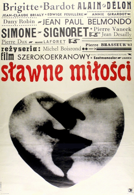 Sławne miłości, Famous Love Affairs; Les Amours celebres, Cieslewicz Roman