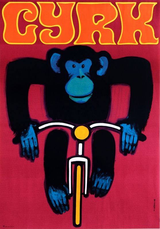 Cyrk Małpka na rowerze, Circus Monkey on bicycle, Gorka Wiktor