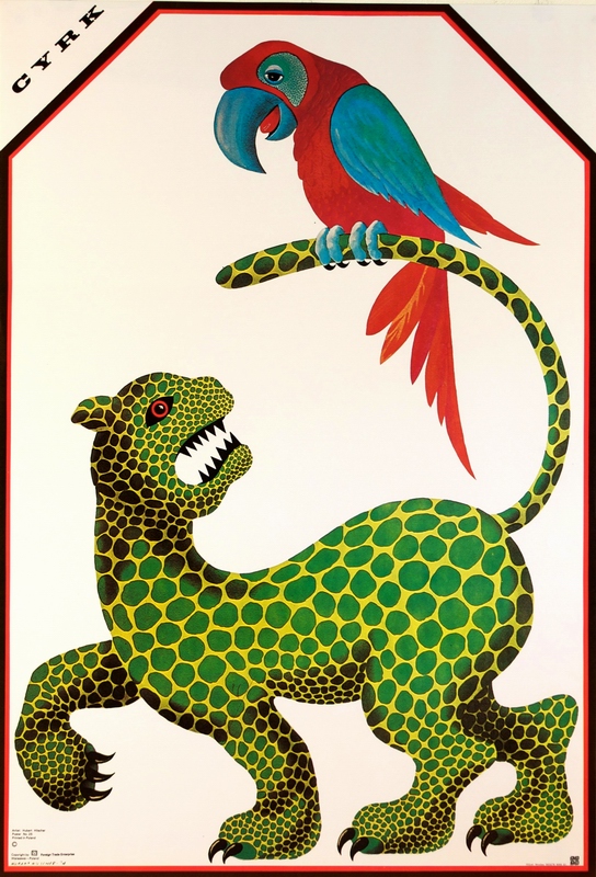 Cyrk Jaguar i papuga, Circus Jaguar and Parrot, Hilscher Hubert