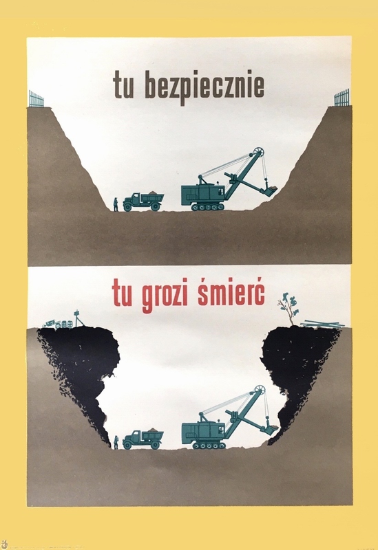 Tu bezpiecznie, tu grozi śmierć, Here safely, Here is death, Janiszewski Wladyslaw Tu bezpiecznie, tu grozi śmierć, Here safely, Here is death, Janiszewski Wladyslaw